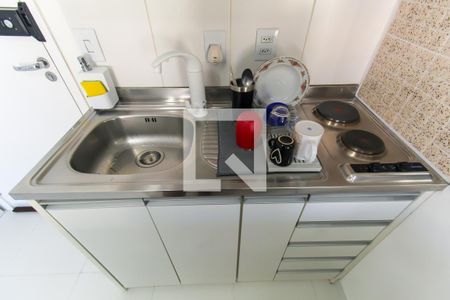 Sala/Cozinha de apartamento à venda com 1 quarto, 32m² em Brás, São Paulo