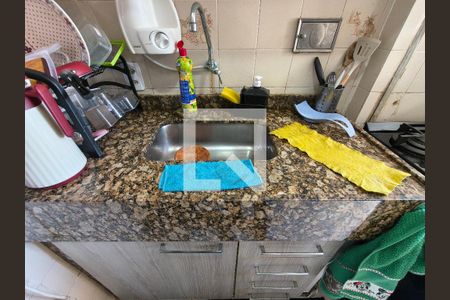 Cozinha de apartamento à venda com 2 quartos, 45m² em Jacarepaguá, Rio de Janeiro