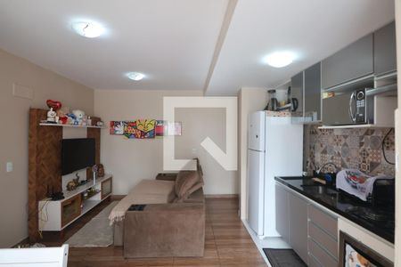 Sala/Cozinha de apartamento à venda com 2 quartos, 52m² em Estância Velha, Canoas