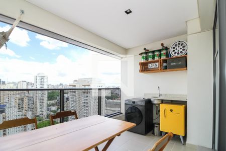 Varanda de apartamento à venda com 1 quarto, 51m² em Barra Funda, São Paulo