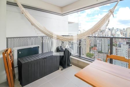 Varanda de apartamento à venda com 1 quarto, 51m² em Barra Funda, São Paulo