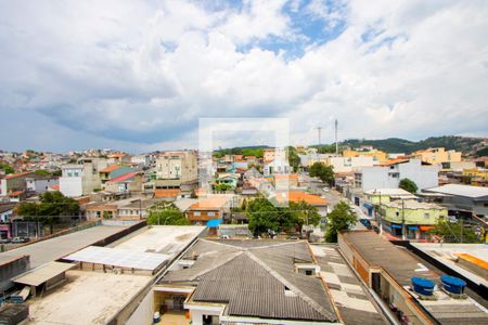 Vista da sala de apartamento à venda com 3 quartos, 67m² em Jardim Santo André, Santo André