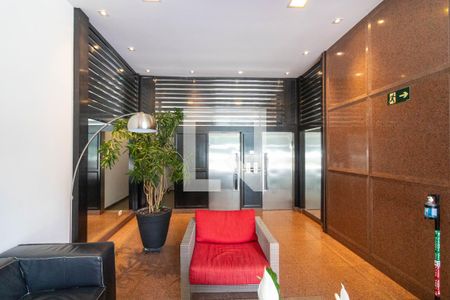 Hall de entrada de apartamento à venda com 1 quarto, 43m² em Jardim Paulistano, São Paulo