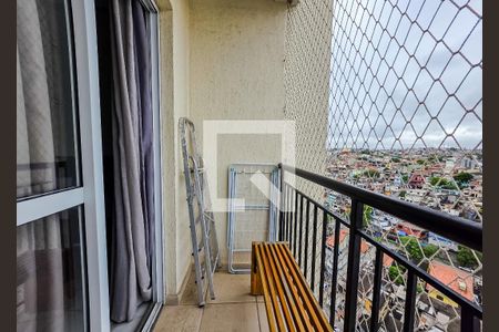 Varanda de apartamento para alugar com 2 quartos, 44m² em Parque Jaçatuba, Santo André
