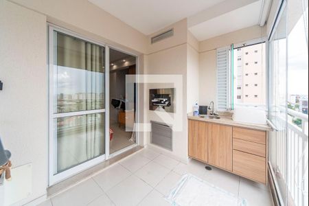 Varanda da Sala de apartamento para alugar com 3 quartos, 75m² em Vila Apiai, Santo André