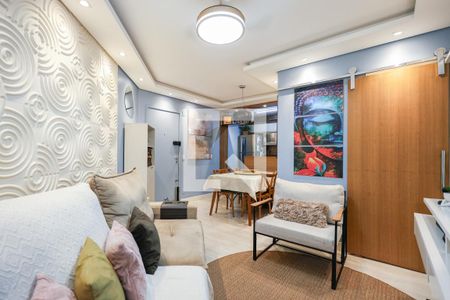 Sala de apartamento à venda com 2 quartos, 51m² em Jardim Monte Alegre, Taboão da Serra