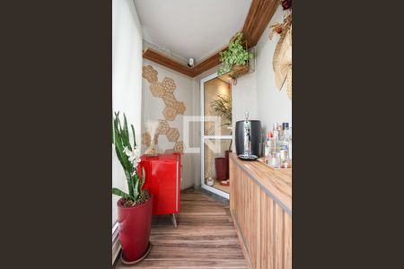 Varanda da Sala de apartamento à venda com 2 quartos, 51m² em Jardim Monte Alegre, Taboão da Serra