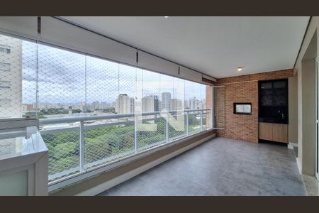 Varanda e área de serviço de apartamento à venda com 3 quartos, 94m² em Várzea da Barra Funda, São Paulo