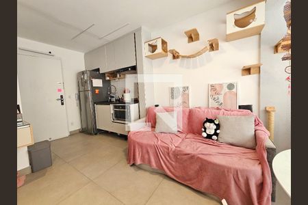 Sala/Cozinha de apartamento à venda com 1 quarto, 28m² em Jardim das Acacias, São Paulo