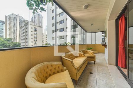 Varanda de apartamento à venda com 4 quartos, 240m² em Campo Belo, São Paulo