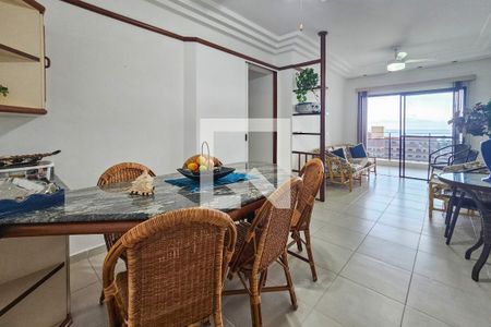 Sala de apartamento para alugar com 2 quartos, 125m² em Jardim Tres Marias, Guarujá