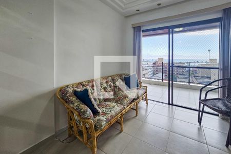 Sala de apartamento para alugar com 2 quartos, 125m² em Jardim Tres Marias, Guarujá