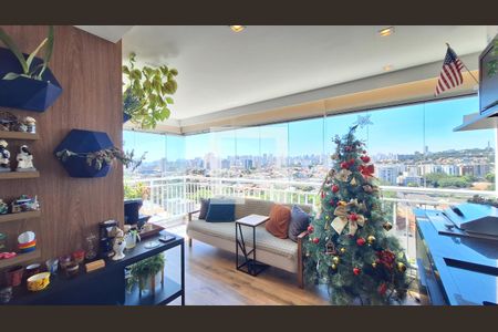 Varanda de apartamento à venda com 2 quartos, 80m² em Vila Anastácio, São Paulo