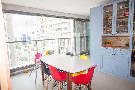 Sala de Jantar / Varanda Gourmet de apartamento à venda com 3 quartos, 95m² em Jardim das Acacias, São Paulo