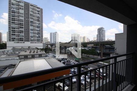 Varanda da Sala de kitnet/studio para alugar com 1 quarto, 28m² em Jardim Independência (são Paulo), São Paulo
