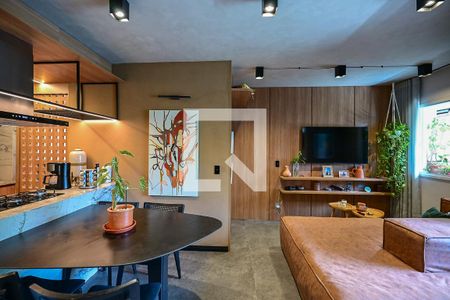 Sala de apartamento à venda com 1 quarto, 65m² em Jardim Ampliacao, São Paulo