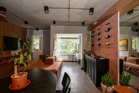Sala de apartamento à venda com 1 quarto, 65m² em Jardim Ampliacao, São Paulo