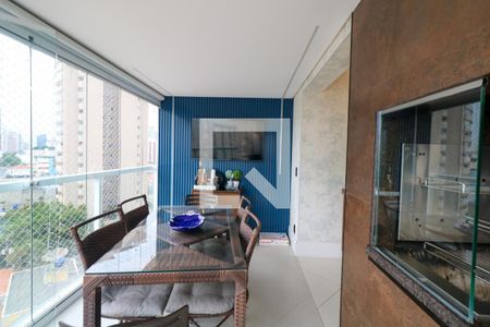 Varanda Gourmet de apartamento à venda com 3 quartos, 153m² em Santa Paula, São Caetano do Sul