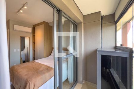 Varanda de kitnet/studio para alugar com 1 quarto, 25m² em Liberdade, São Paulo