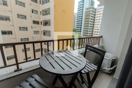 Sacada de kitnet/studio para alugar com 1 quarto, 22m² em Consolação, São Paulo