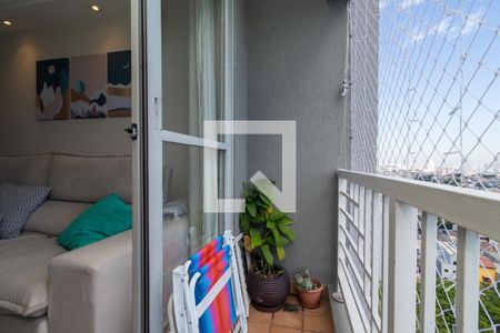 Varanda da Sala de apartamento à venda com 2 quartos, 57m² em Vila Ivone, São Paulo