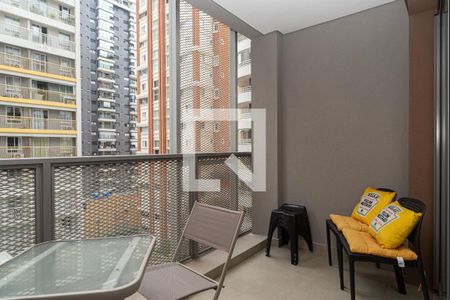 Varanda do Quarto de kitnet/studio para alugar com 1 quarto, 25m² em Pinheiros, São Paulo