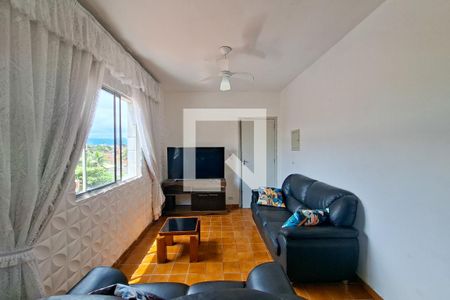 Sala de apartamento para alugar com 1 quarto, 48m² em Maracanã, Praia Grande