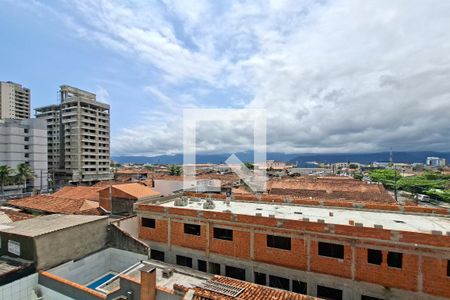 Vista da sala de apartamento para alugar com 1 quarto, 48m² em Maracanã, Praia Grande