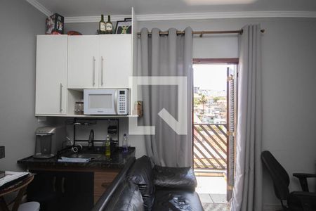 Sala / Cozinha  de kitnet/studio para alugar com 1 quarto, 35m² em Vila Mazzei, São Paulo