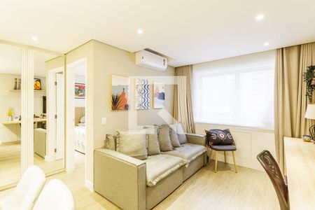 Sala de apartamento para alugar com 1 quarto, 48m² em Itaim Bibi, São Paulo