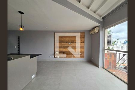 Sala de apartamento para alugar com 1 quarto, 78m² em Vila Nova Conceição, São Paulo