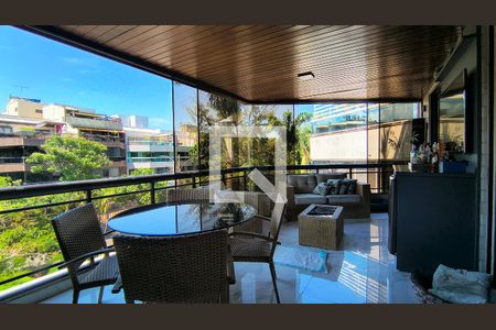 Varanda de apartamento à venda com 3 quartos, 136m² em Recreio dos Bandeirantes, Rio de Janeiro