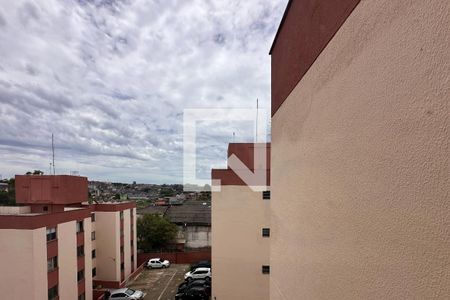Vista da Sala de apartamento para alugar com 2 quartos, 49m² em Alves Dias, São Bernardo do Campo