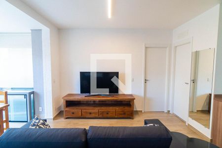 Sala/Cozinha de apartamento para alugar com 1 quarto, 47m² em Vila Clementino, São Paulo