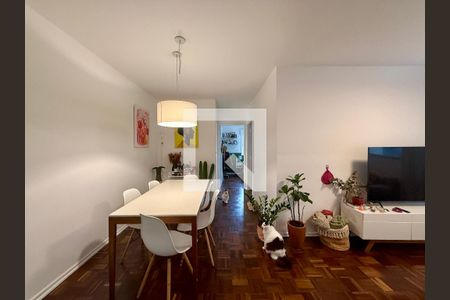 Sala  de apartamento à venda com 2 quartos, 75m² em Brooklin, São Paulo