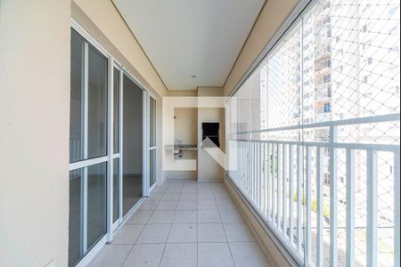 Varanda Gourmet de apartamento à venda com 3 quartos, 94m² em Vila Valparaíso, Santo André