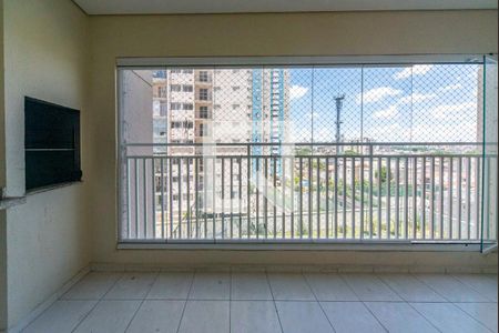 Varanda Gourmet de apartamento à venda com 3 quartos, 94m² em Vila Valparaíso, Santo André