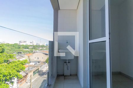 Varanda e área de serviço de kitnet/studio à venda com 1 quarto, 25m² em Cidade Mãe do Céu, São Paulo