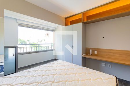 Sala/Quarto de kitnet/studio para alugar com 1 quarto, 27m² em Santo Amaro, São Paulo