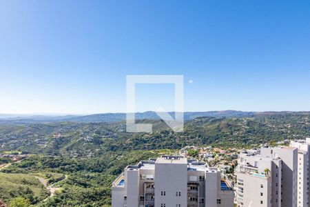 Sala de apartamento para alugar com 1 quarto, 44m² em Vila da Serra, Nova Lima