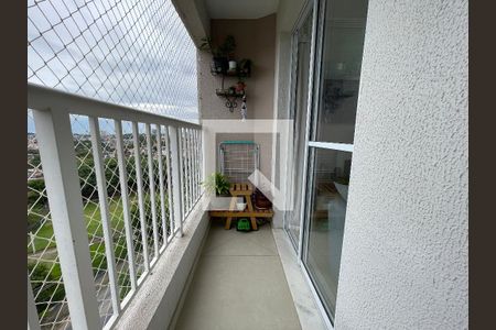 Varanda da Sala de apartamento para alugar com 2 quartos, 41m² em Vila Sao Domingos, São Paulo