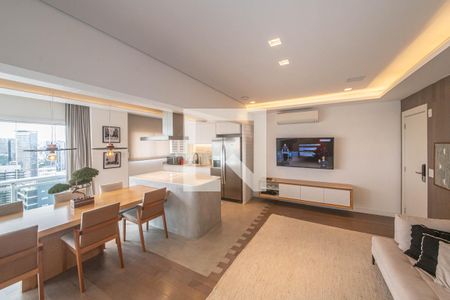 Sala de apartamento para alugar com 2 quartos, 152m² em Cidade Monções, São Paulo