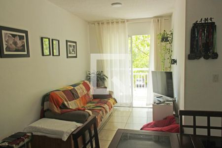 Sala de apartamento para alugar com 2 quartos, 54m² em Morro Nova Cintra, Santos