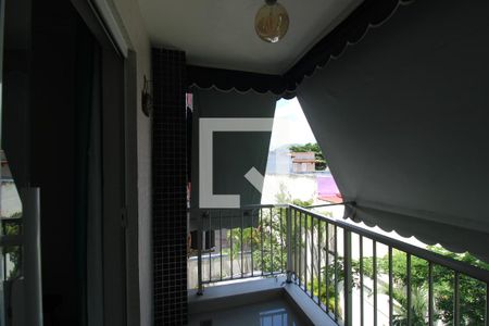 Sala - Varanda de apartamento à venda com 3 quartos, 93m² em Tanque, Rio de Janeiro