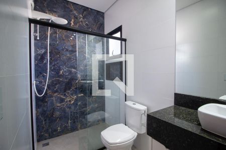 Banheiro da Suíte  de casa de condomínio para alugar com 3 quartos, 174m² em Jardim Goncalves, Sorocaba