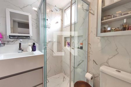 Banheiro Suíte de apartamento à venda com 2 quartos, 73m² em Jardim São Vicente, Campinas