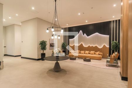 Área comum - Hall Social de kitnet/studio para alugar com 1 quarto, 27m² em Santo Amaro, São Paulo