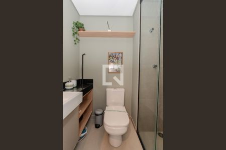 Banheiro de kitnet/studio à venda com 1 quarto, 17m² em Bela Vista, São Paulo