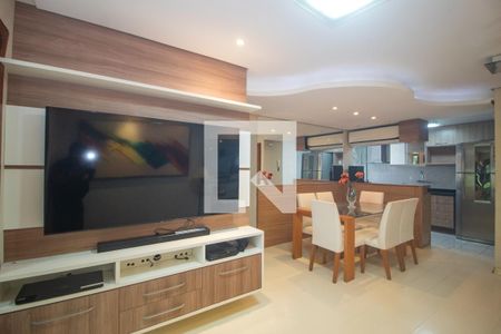 Sala de apartamento à venda com 3 quartos, 78m² em Cristal, Porto Alegre