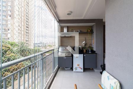 Varanda gourmet de apartamento à venda com 2 quartos, 61m² em Jardim Bonfiglioli, São Paulo